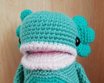 Marvin le monstre des marais - Créature fantastique Amigurumi faite à la main