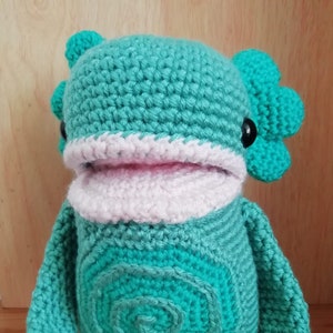 Marvin the Swamp Monster - Handmade Amigurumi Fantasy Creature