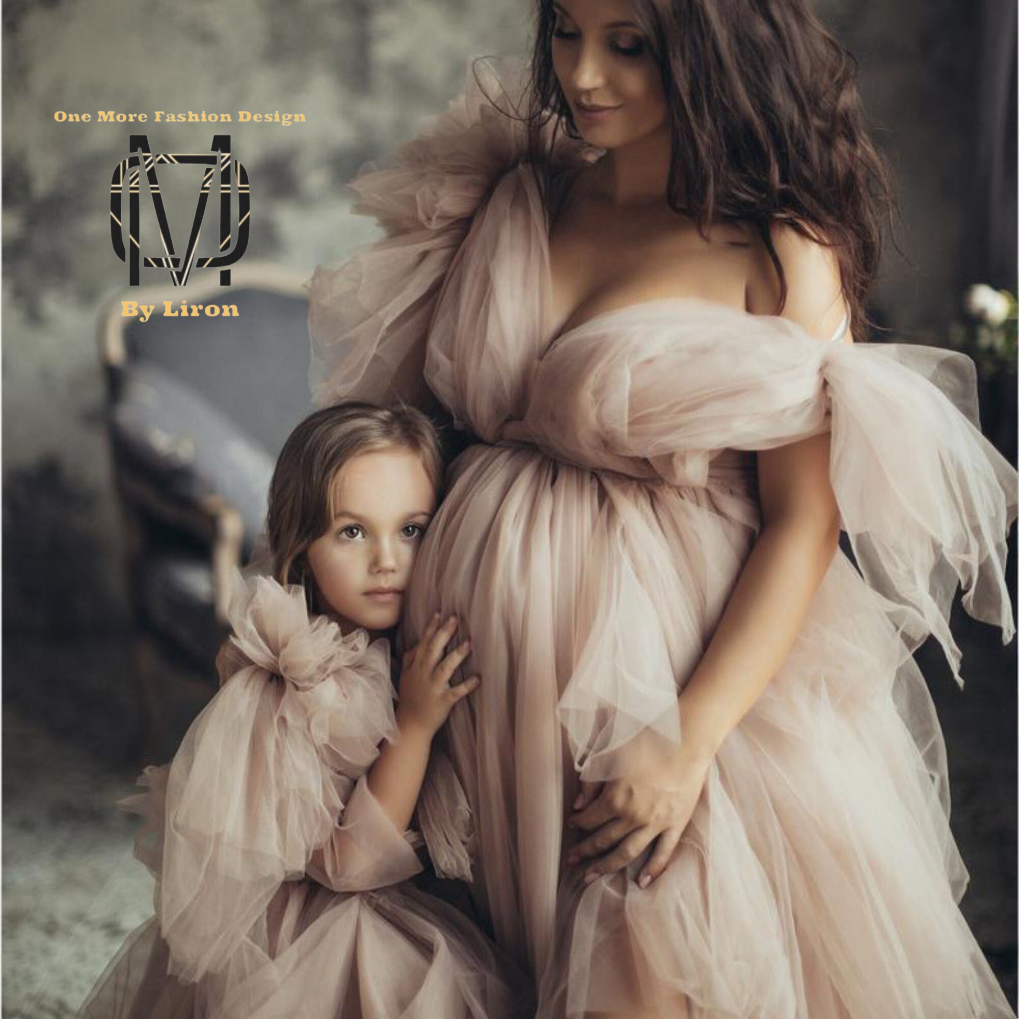 Maternity and daughter 2025 matching dresses