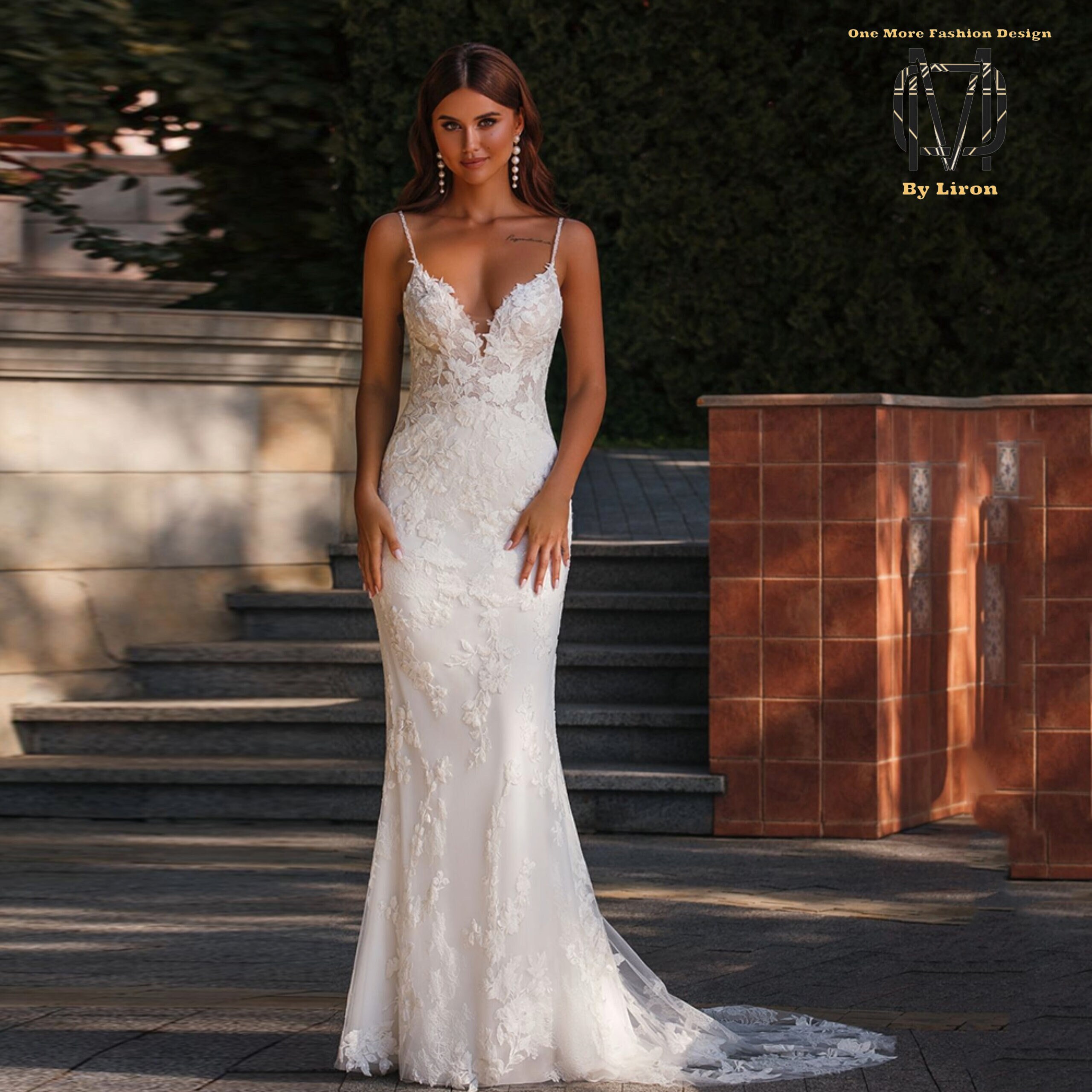 Simple Spaghetti Strap Wedding Dress Etsy Canada