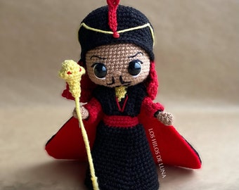 Amigurumi pattern. amigurumi pattern. Jafar. crochet pattern. fabric guide. pdf. esp/eng. crochet pattern.