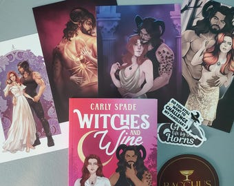 Signed Witches and Wine Paperback - The Mythical Mates of Arcane Cove Art Prints + Swag