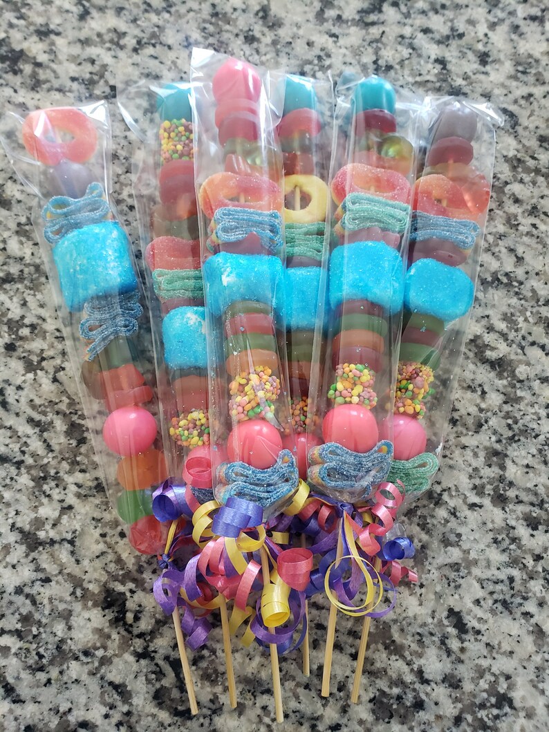 Party Candy Kabobs, Candy, Party Decor, Fun Candy, Birthday Favors