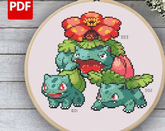 ポケットモンスター　ステッチタッチ　シールダス フシギダネ ポケットモンスター シールダス ファンシーグラフィティー フシギダネ