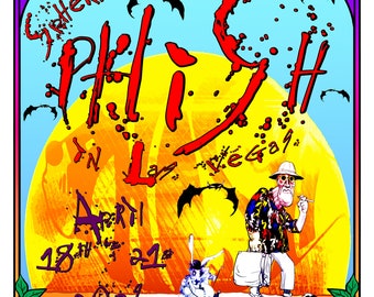 Bol en walging-Phish concertposter