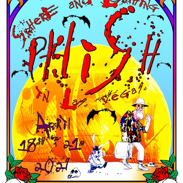 Esfera y odio: concierto de phish Póster