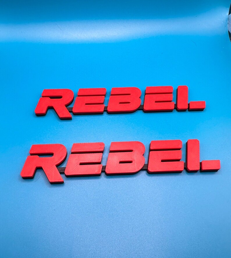 RAM Rebel Truck Badge Etsy