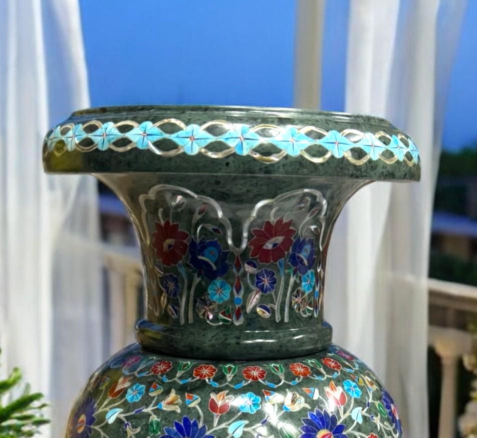Fubako - Boîte - Fubako en bois raffiné incrusté de fleurs vives faites à partir d'écorce de