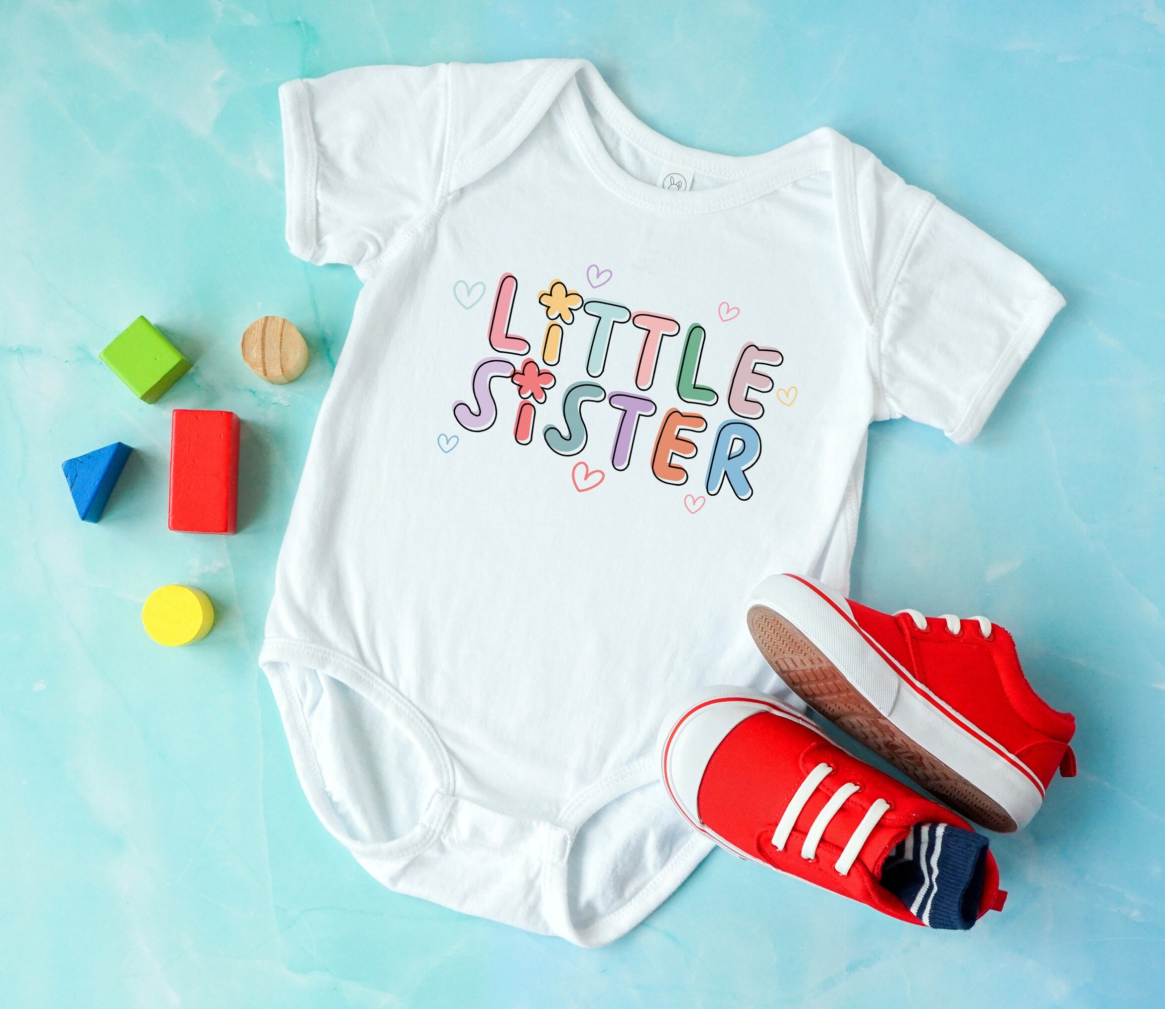 Little Sister Organic Baby Bodysuit