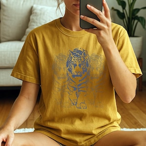 tiger t-shirt, Comfort Colors tiger t-shirt, tigers t-shirt, eye of the tiger t-shirt, tiger shirt