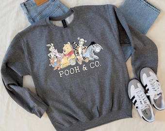 Sudadera de Winnie the Pooh, sudadera de Pooh y sus amigos, sudadera de Disney, sudadera de Pooh y compañía, sudadera de viaje a Disney