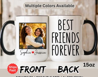 Best Friend Gift for Birthday, Funny Coffee Mug, Coworker Gifts, Personalized Bestie Mug, Friendship Mug Gift, Xmas ,Custom Best Friend Mug