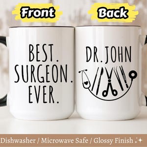 Best Surgeon, Personalized Surgeon Gift, Surgeon Coffee Mug, Surgeon Present Surgeon Birthday Gift, Customized Gift for Surgeon, Surgeon Mug