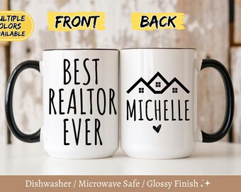 Custom Best realtor Ever,Real Estate Agent Gift, Real Estate Agent Mug, Real Estate Life Mug, Licensed to Sell, Real Estate Gift,Broker Gift