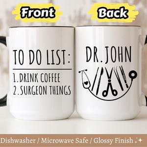 Personalized Surgeon Gift, Surgeon Coffee Mug, Surgeon Present, Best Surgeon, Surgeon Birthday Gift,Customized Gift for Surgeon, Surgeon Mug