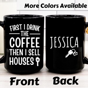 Custom Real Estate Agent Mug, Broker Gift, Real Estate Life Mug, Licensed to Sell, Real Estate Gift, Real Estate Gift Real Estate Agent Gift