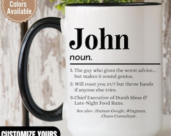 Personalized Name Definition Coffee Mug, Custom Name Mug, Name Meaning Cup, Name Definition Mug Personalize Name Mug With Custom Definition