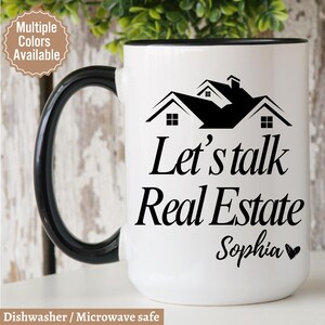 Custom Real Estate Agent Mugs, Real Estate Life Mug, Licensed to Sell, Real Estate Gift, Broker Gift Real Estate Gift Real Estate Agent Gift