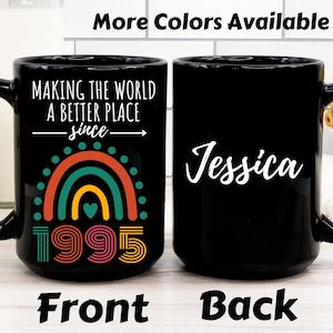 Personalized 30th Birthday Mug, Vintage 1995 Mug, 30th Birthday Gift For Women, 30th Birthday Gift For Men, 30th Birthday Friend, 30th gifts