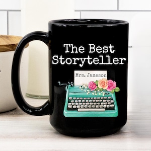 The Best Storyteller Mug, Personalized Writer Gift, Story Teller Mug, Best Selling Book, Writer Gift, Future Author Gift,Gift For New Author