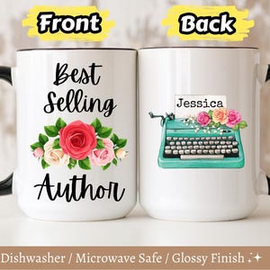 Personalized Best Selling Author Mug, Personalized Gift, Author Mug, Writer Gift, Novel Writer Gift, Future Author Gift, Gift For New Author