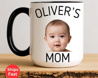 Custom Baby Face Mug, Personalized Baby Face Photo Coffee Mug, Custom Kids Photo Mothers Day Mug, Personalized Photo Mug For Dad, Mom gifts