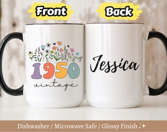 Personalized 75th Birthday Mug,75th Birthday Gift For Women, 75th Birthday Gift For Men, Custom 75th Birthday Friend, 75th Birthday Woman