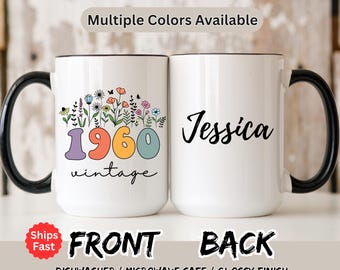 Personalized 65th Birthday Mug,65th Birthday Gift For Women, 65th Birthday Gift For Men, Custom 65th Birthday Friend, 65th Birthday Woman