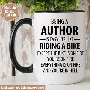 Funny Author Mug, Writer Gift, Journalist Mug, Journalist Gift, Author Mug, Future Author Gift, Gift For New Author, Novel Writing Gift