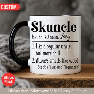 Skuncle Definition Mug, Funny Uncle, Family Mug, New Uncle, Uncle To Be Mug, Gift for Uncle Uncle Gifts from Niece Uncle Gifts From Nephew