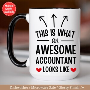 Awesome Accountant Coffee Mug, Best Accountant Mug, Personalized Accountant Gift, Birthday Gift, Appreciation Gift, Gift For Accountant