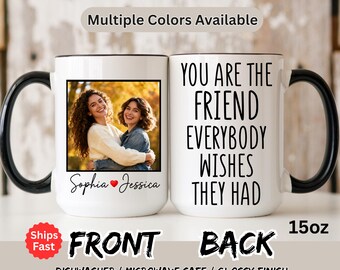 Custom Best Friend Mug, Best Friend Gift for Birthday, Funny Coffee Mug, Coworker Gifts, Personalized Bestie Mug, Friendship Mug Gift, Xmas