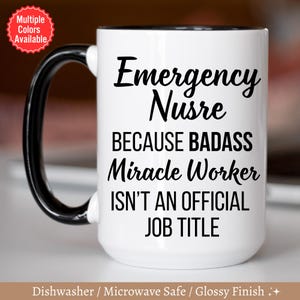 Personalized Emergency Nurse Mug, ER Nurse Gift For Women, ER Nurse Mug, Emergency Nurse Mug, Icu Nurse Gift, Appreciation Gift for ED Nurse