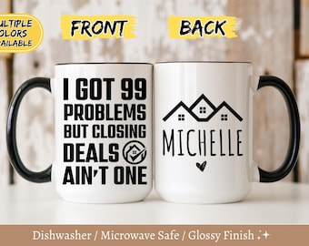 Personalized Real Estate Agent Gift,Best Real Estate Agent Ever Mug, Realtor Mug, Real Estate Agent Mug, Realtor Gift,Real Estate Agent Gift