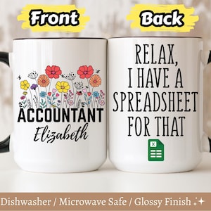 Personalized Accountant Mug,Funny Accountant Coffee Mugs CPA Gift Accounting Mug,Future Accountant, Graduation Gift, Accounting Student Gift