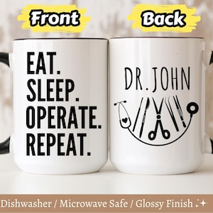 Best Surgeon, Personalized Surgeon Gift, Surgeon Coffee Mug, Surgeon Present Surgeon Birthday Gift, Customized Gift for Surgeon, Surgeon Mug