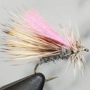 Hi-Visibility Elk Hair Caddis - Pack of 3 - Easy-to-See Dry Flies for Trout Fishing