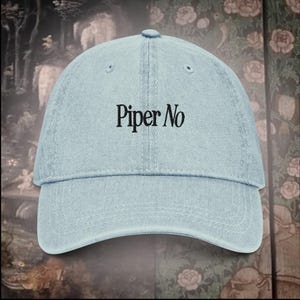 Piper No! • White Lotus Season 3 Denim Hat