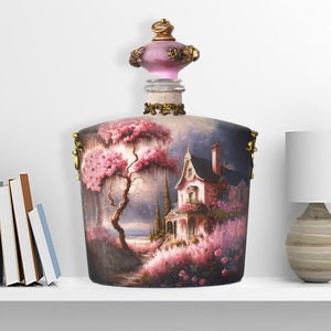 Bouteille décorée, Décoration d&#39;art, Art de la bouteille peinte