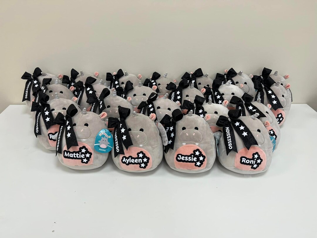 Personalized Squishmallow, Personalized Stuffie, Team Gift, Customized