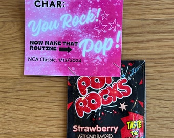 Cheer Team Pop Rocks Gift Tags: Competition Treat (Digital Download)