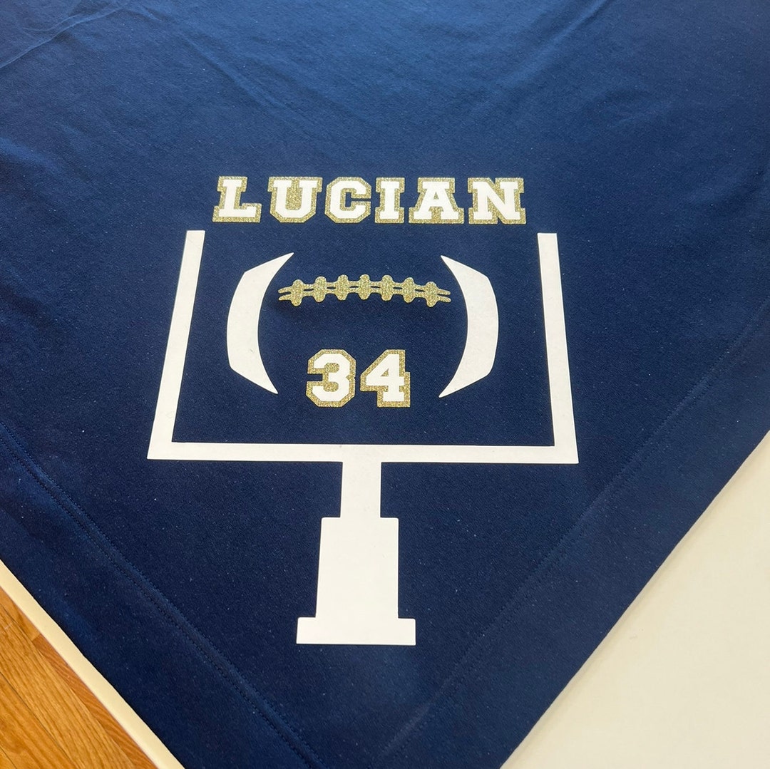 Personalized Football Stadium Blanket, Team Blanket, Customized Blanket