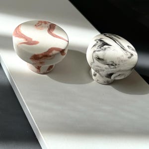 Home improvement,Marble Style Drawer Pulls: Cement Kitchen KnobsKnob, Knopf, Bouton, Pomo