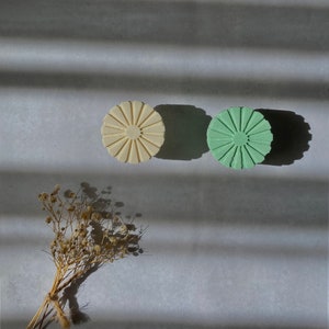 Home improvement,Flower Knob Set: Pastel Cement Drawer Pulls, Home DecorKnob, Knopf, Bouton, Pomo