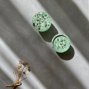 Home improvement,Terrazzo Drawer Pulls: Cement Kitchen Cabinet Knobs, Home DecorKnob, Knopf, Bouton, Pomo