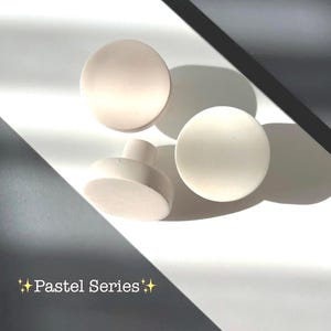 Bouton de tiroir en ciment beige : poignée style Ikea, poignée d'armoire de cuisine