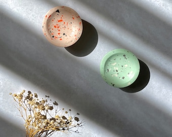 Terrazzo Drawer Pulls: Cement Kitchen Knobs, Furniture Handle Set