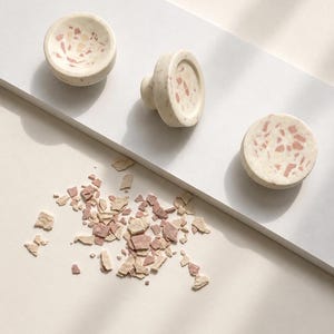 Home improvement , Terrazzo Drawer Pulls, Unique Cabinet Handles, Cabinet Hardware