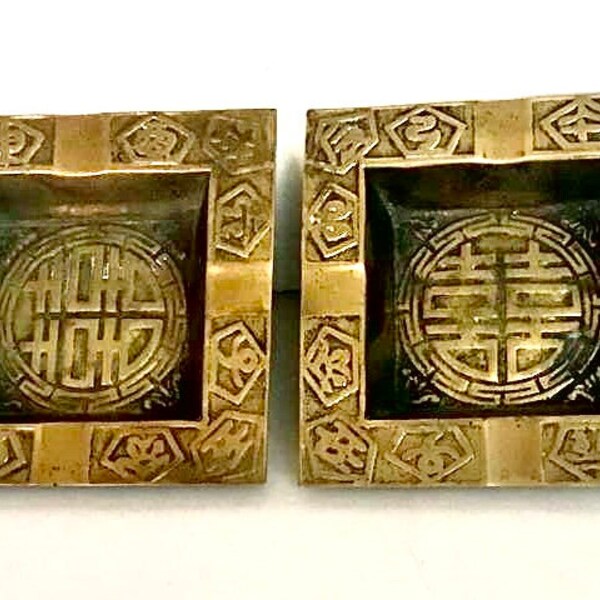 Korean Brass Ashtray Etsy