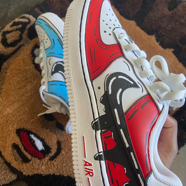 custom cartoon af1